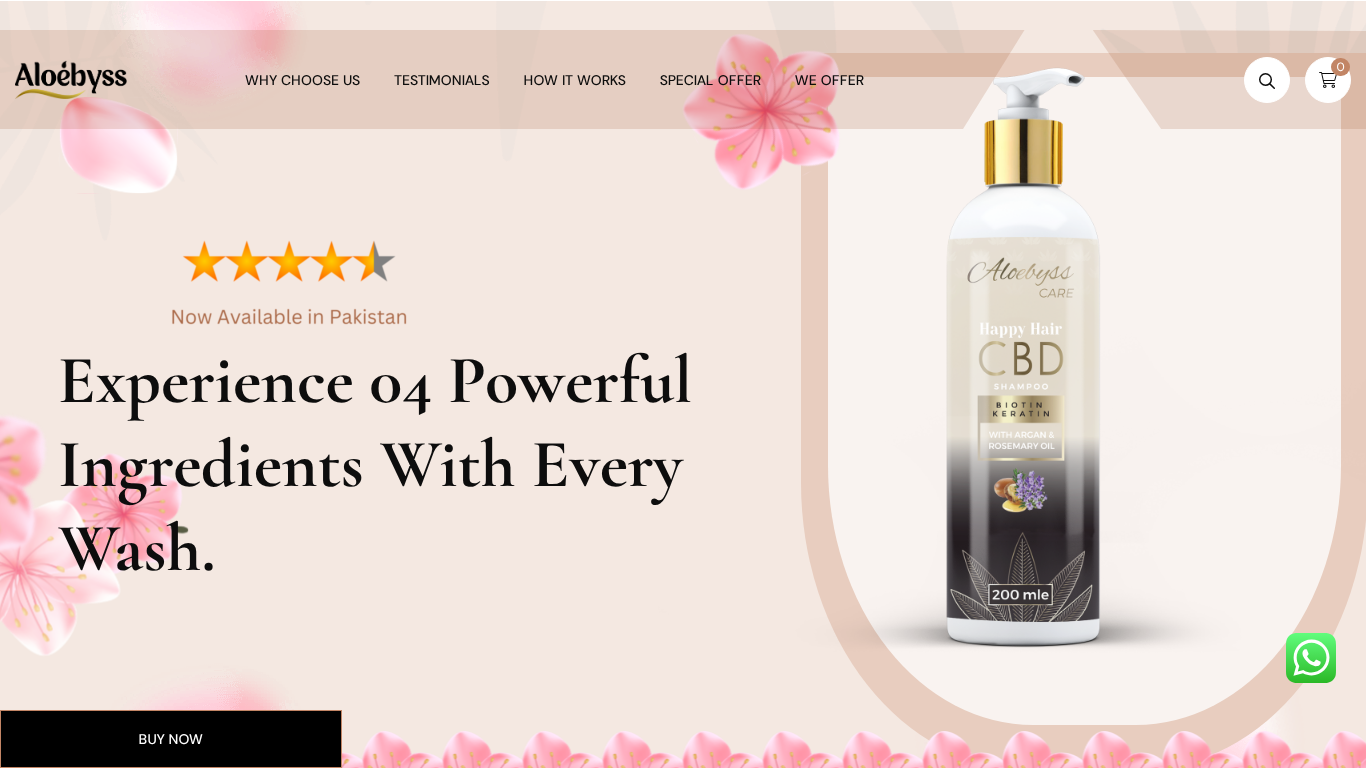 aloebyss_com portfolio project