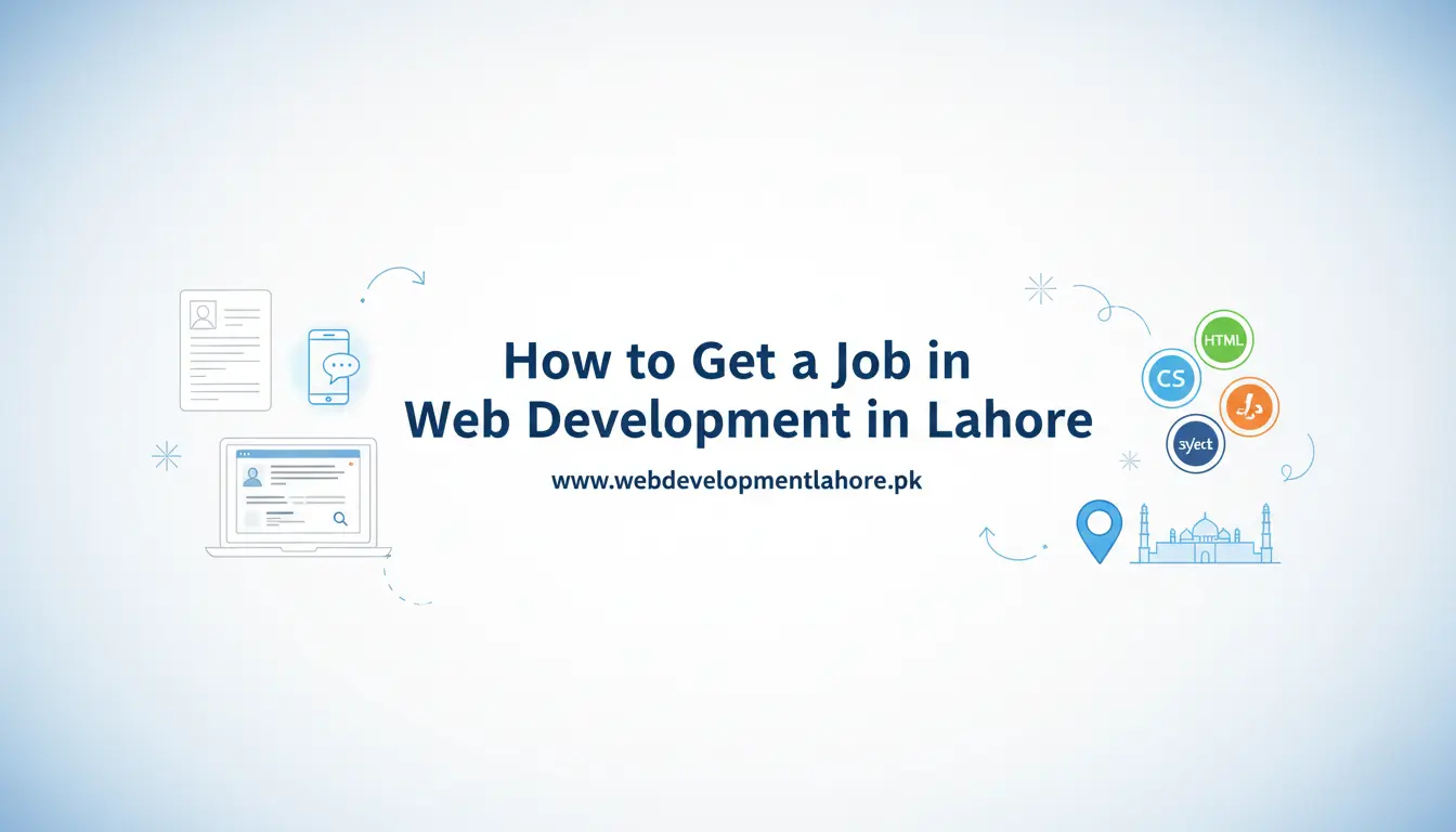 How to Get a Job in Web Development in Lahore